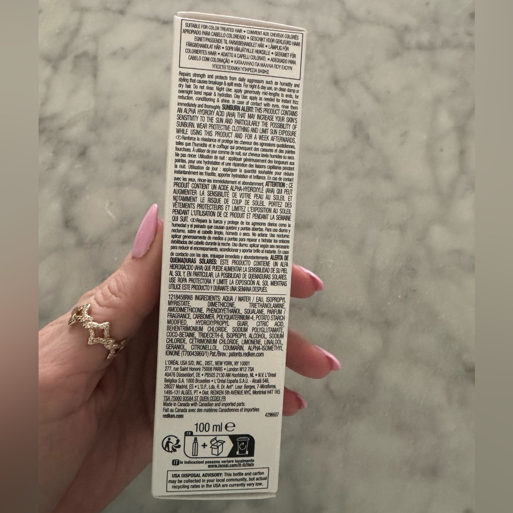 ✨Redken Acidic Bonding Concentrate 24/7 Night & Day Serum - White✨ - Picture 3 of 4